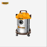 Ingco Ingco 2 in 1 Hepa Filter Vacuum Cleaner and Blower Wet and Dry 12L 800W VC14122 ING-PT